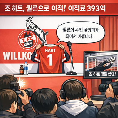 상 하이뭉두(AM)의 조 하트, 쾰른(으)로 이적! 이적료